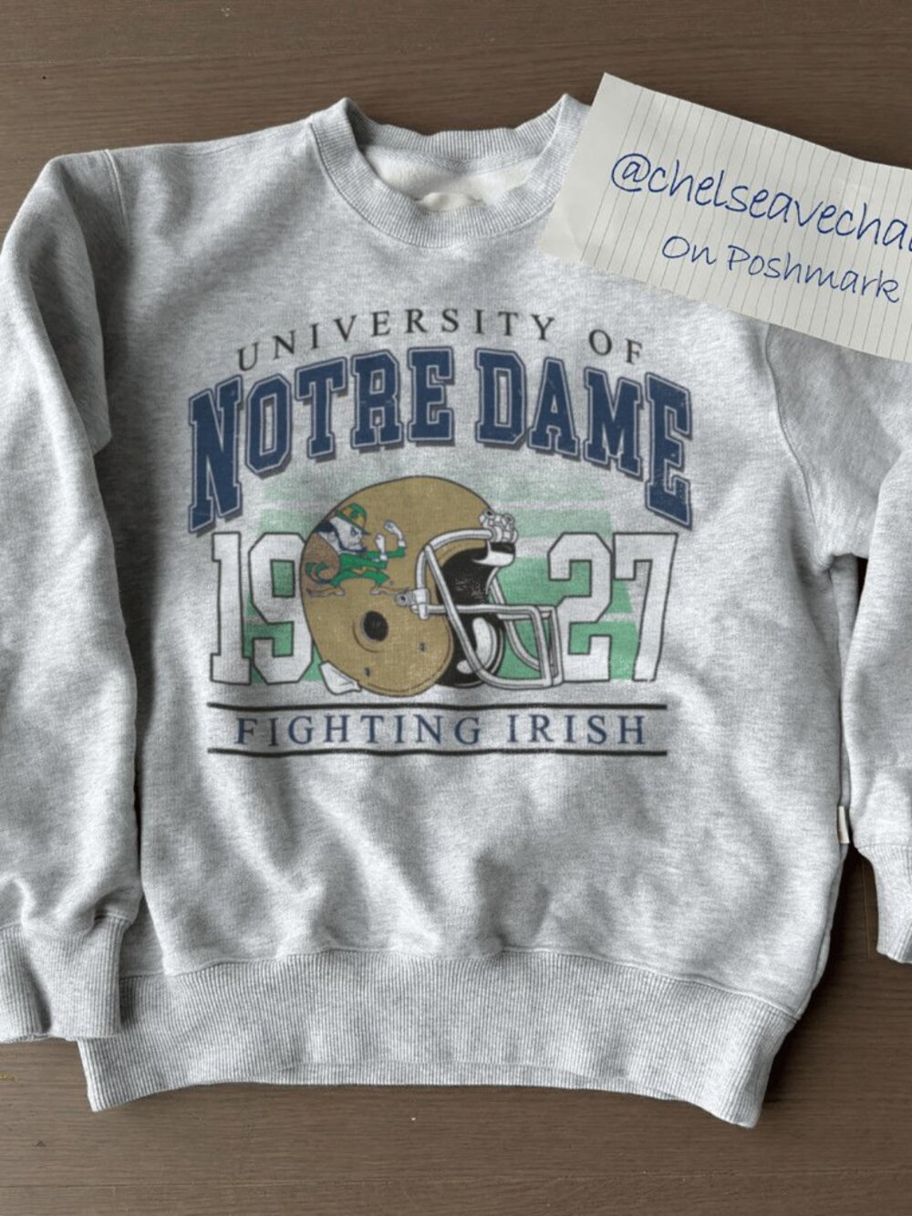 Vintage University of Notre Dame Sweatshirt, Notre Dame Fighting Irish Shirt Tee